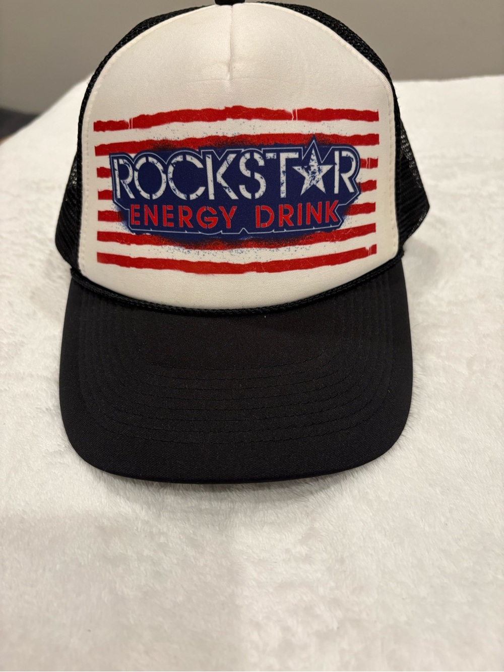 Rockstar Energy Patriotic Trucker Hat - Americana Vibes
